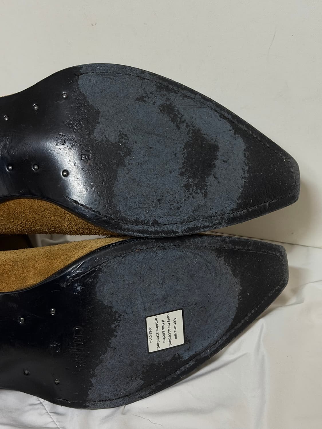 셀린느 스웨이드 모터사이클 앵클 부츠 상품이미지7