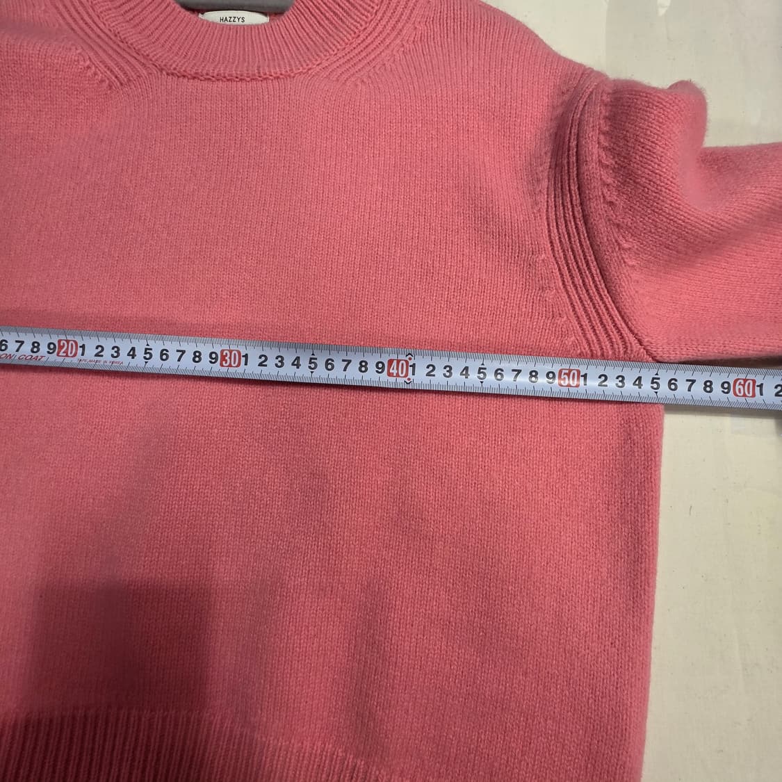 0064 HAZZYS 헤지스 울니트 여성니트 핑크니트 모니트 상품이미지3