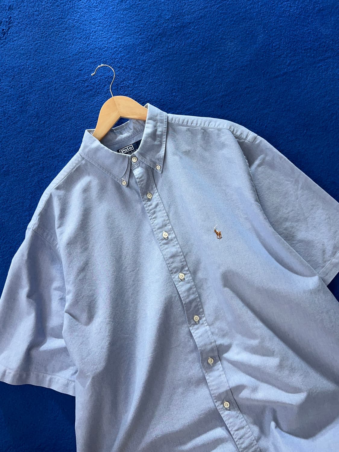 폴로 랄프로렌 솔리드 반팔셔츠  상품이미지1