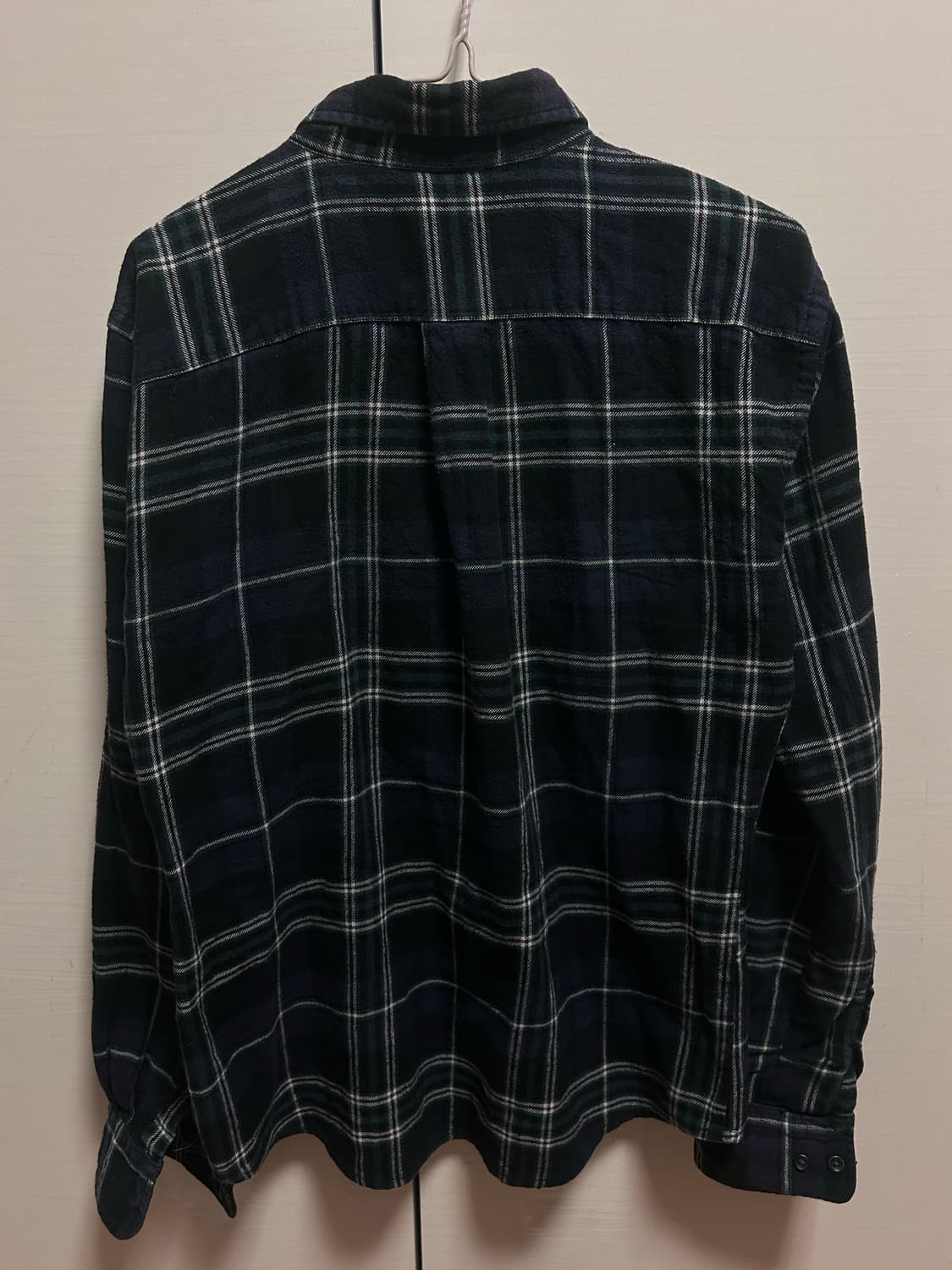 유니클로 플란넬 체크 셔츠 여성 M 상품이미지3