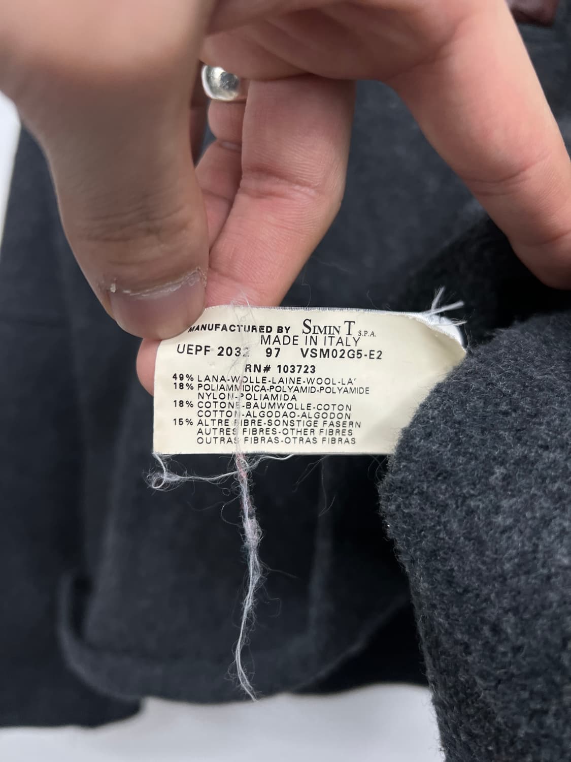 90s 엠포리오 아르마니 풀오버 탑  상품이미지6