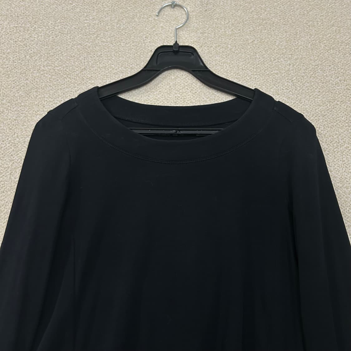 (XS) MM6 메종 마르지엘라 블랙 백컷아웃 롱슬리브 탑 상품이미지6