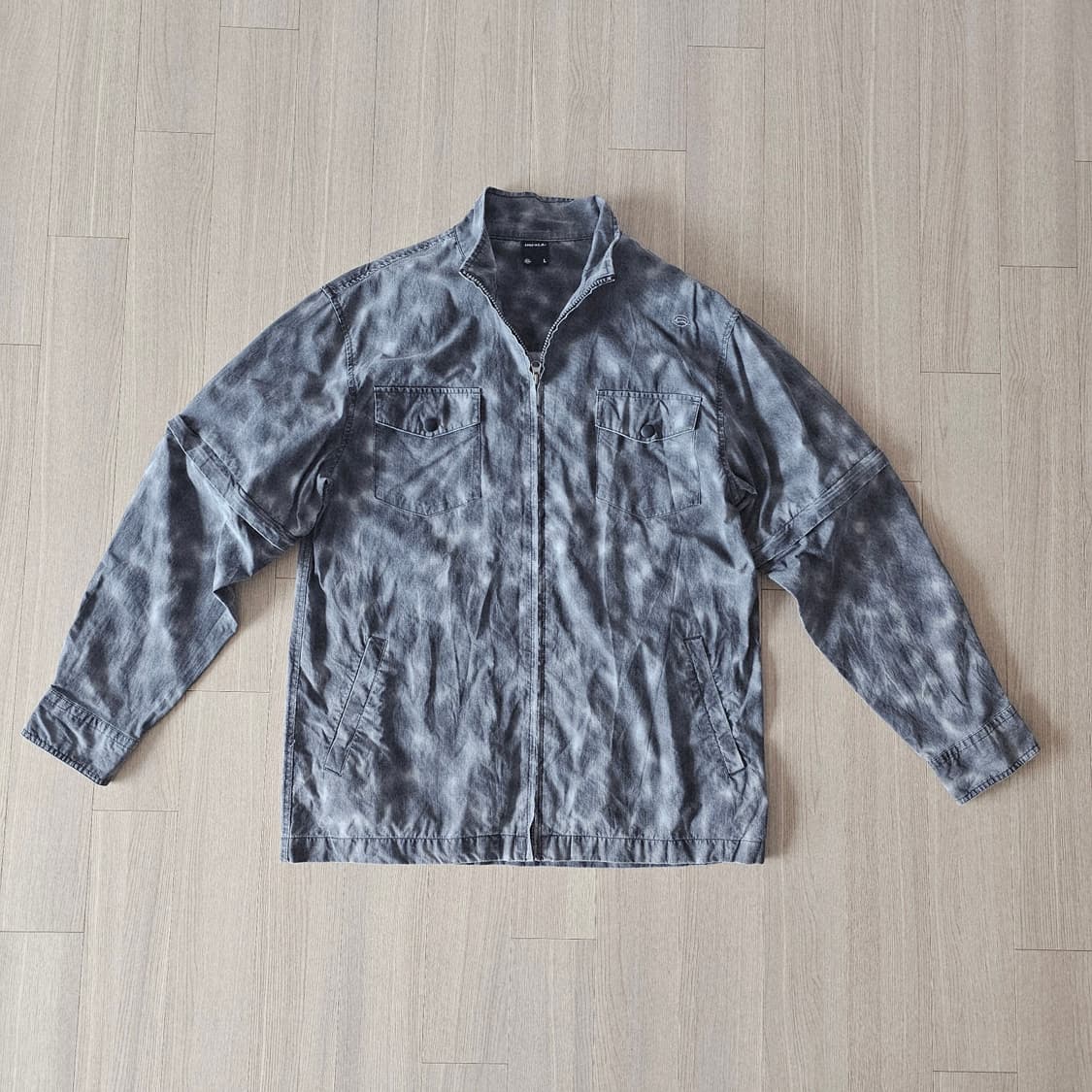 L 100 IMPALA 임팔라 다잉 데님 자켓 반팔 긴팔 간절기 남자 상품이미지2