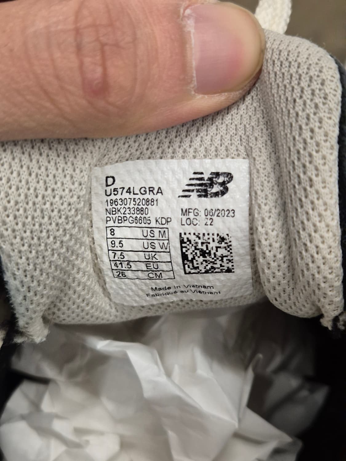 뉴발란스 574 레거시 블랙 앙고라 260 상품이미지7