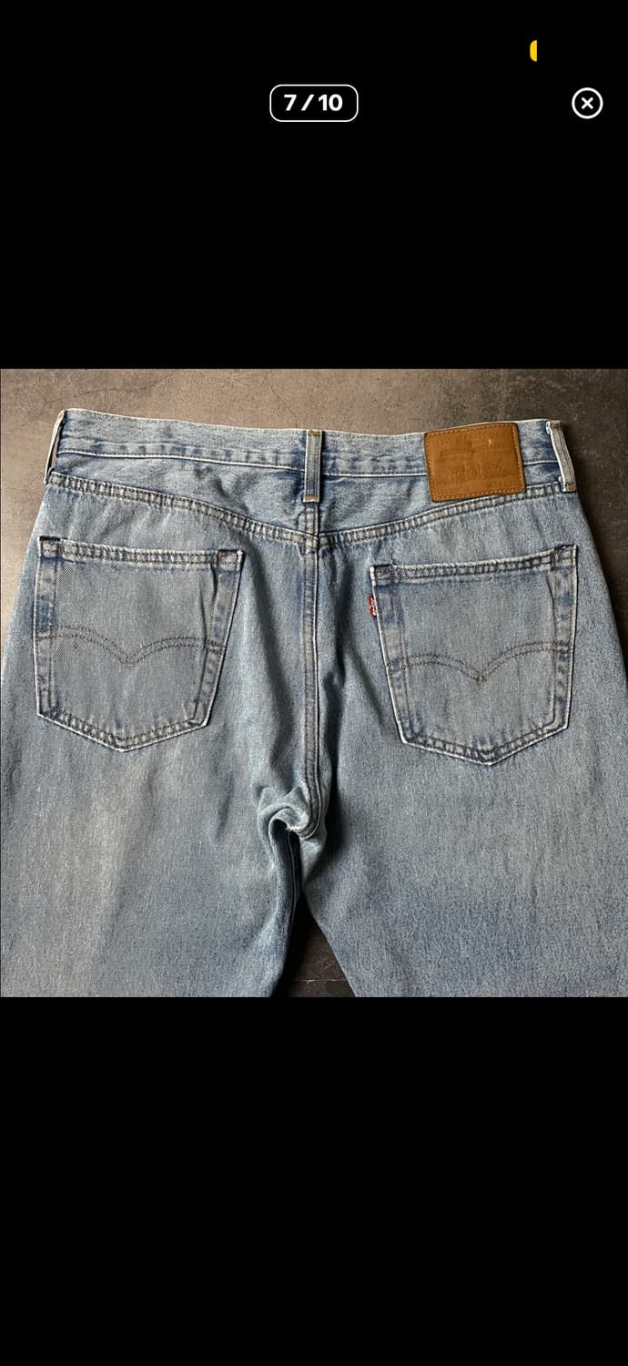 Levi’s 리바이스 551 어센틱 스프레이트 핏 데님 팬츠 A00642 상품이미지7