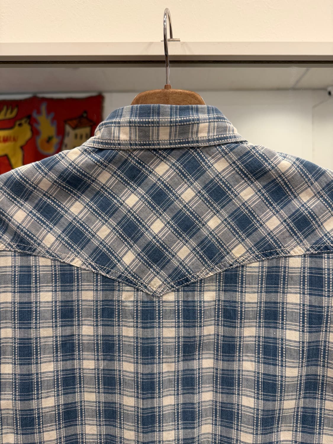 Wrangler 랭글러 웨스턴 체크 셔츠 상품이미지6