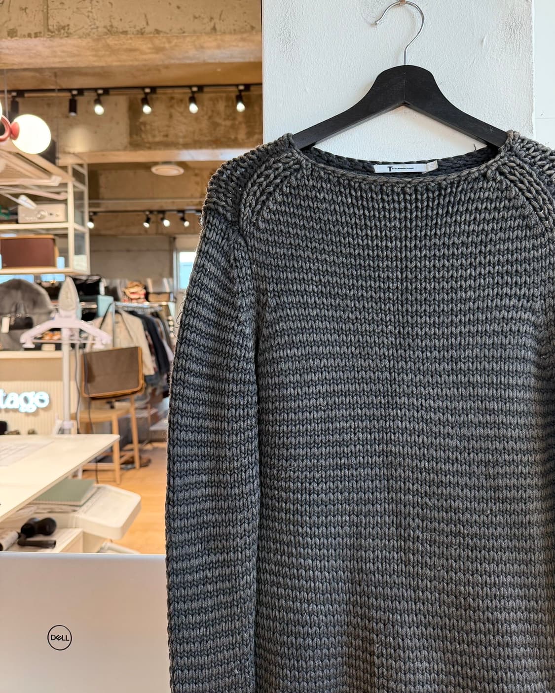 티 바이 알렉산더 왕 올리브 그런지 니트  상품이미지4