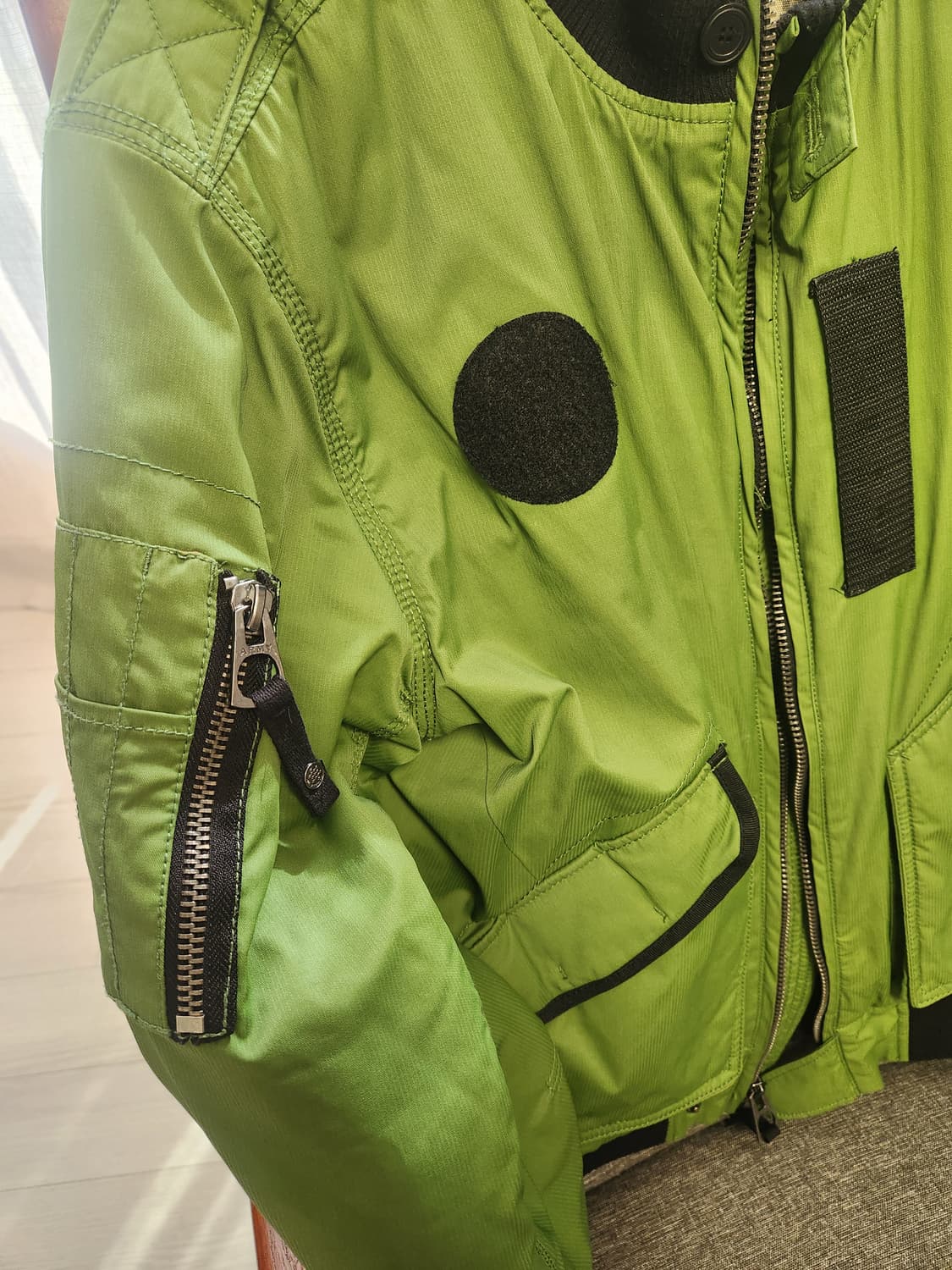 정품Authentic US ARMY  미 육군  MA-1 항공자켓 L 상품이미지3