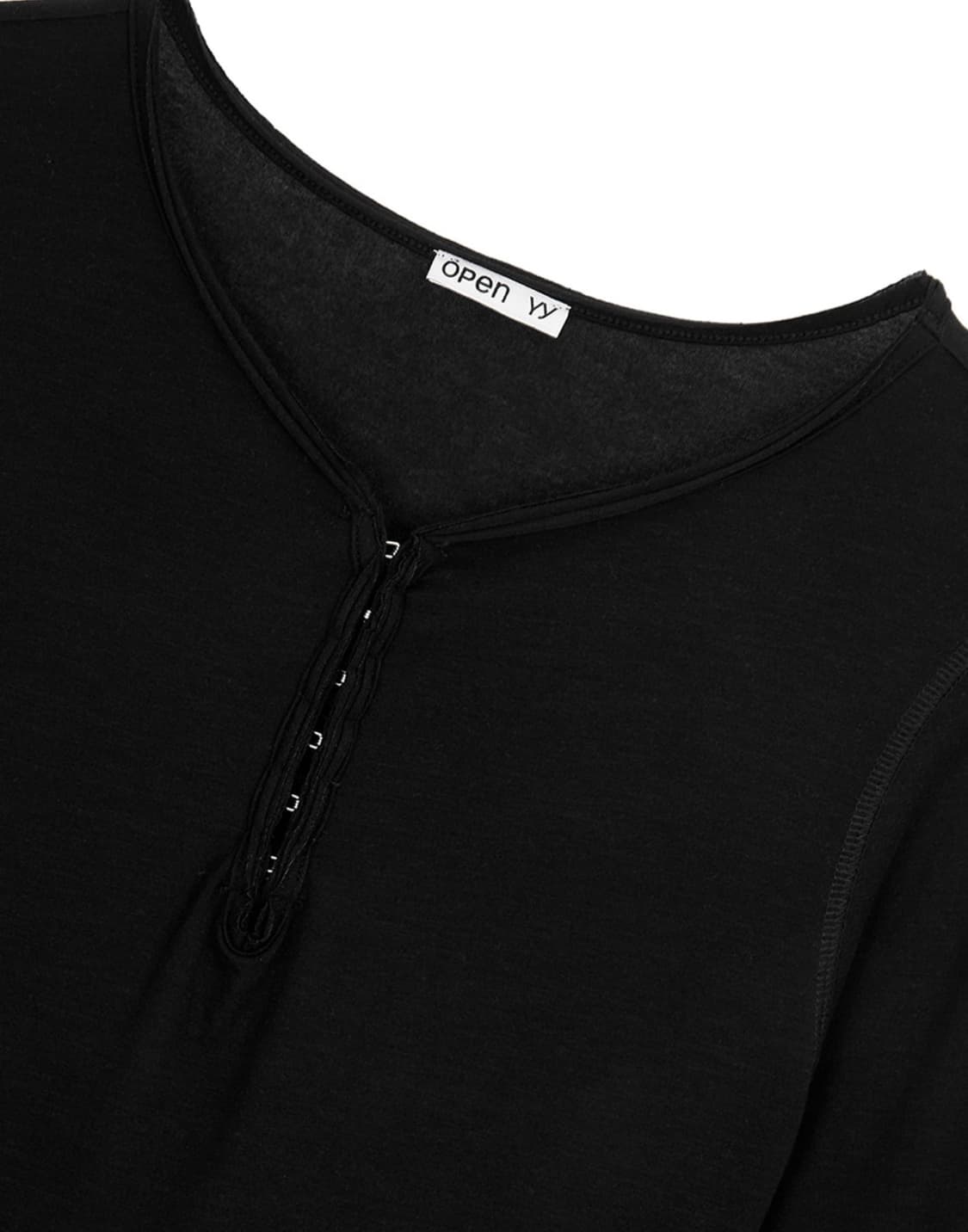 오픈와이와이 open yy HOOK HENLEY LONG SLEEVE ㅌ 상품이미지2