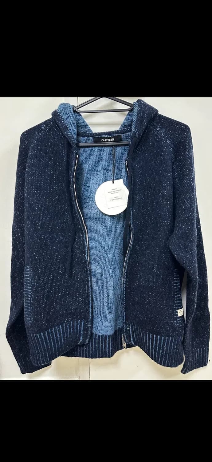 오헤시오 니트 후드집업 상품이미지1