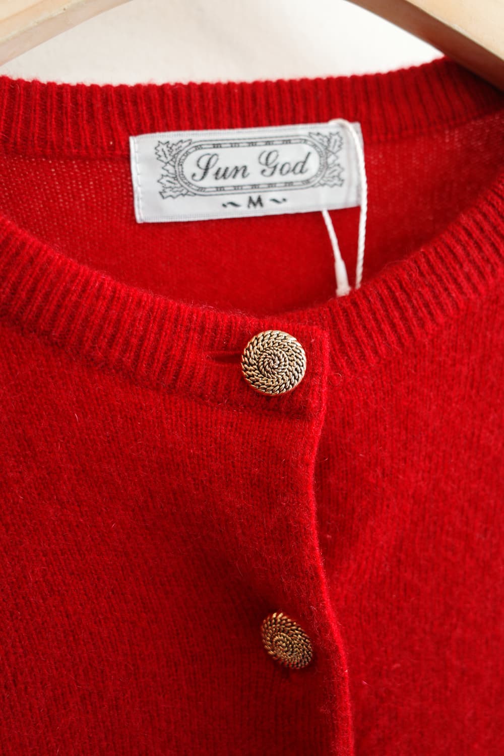 Japan brand 캐시미어100 금장 가디건 상품이미지4