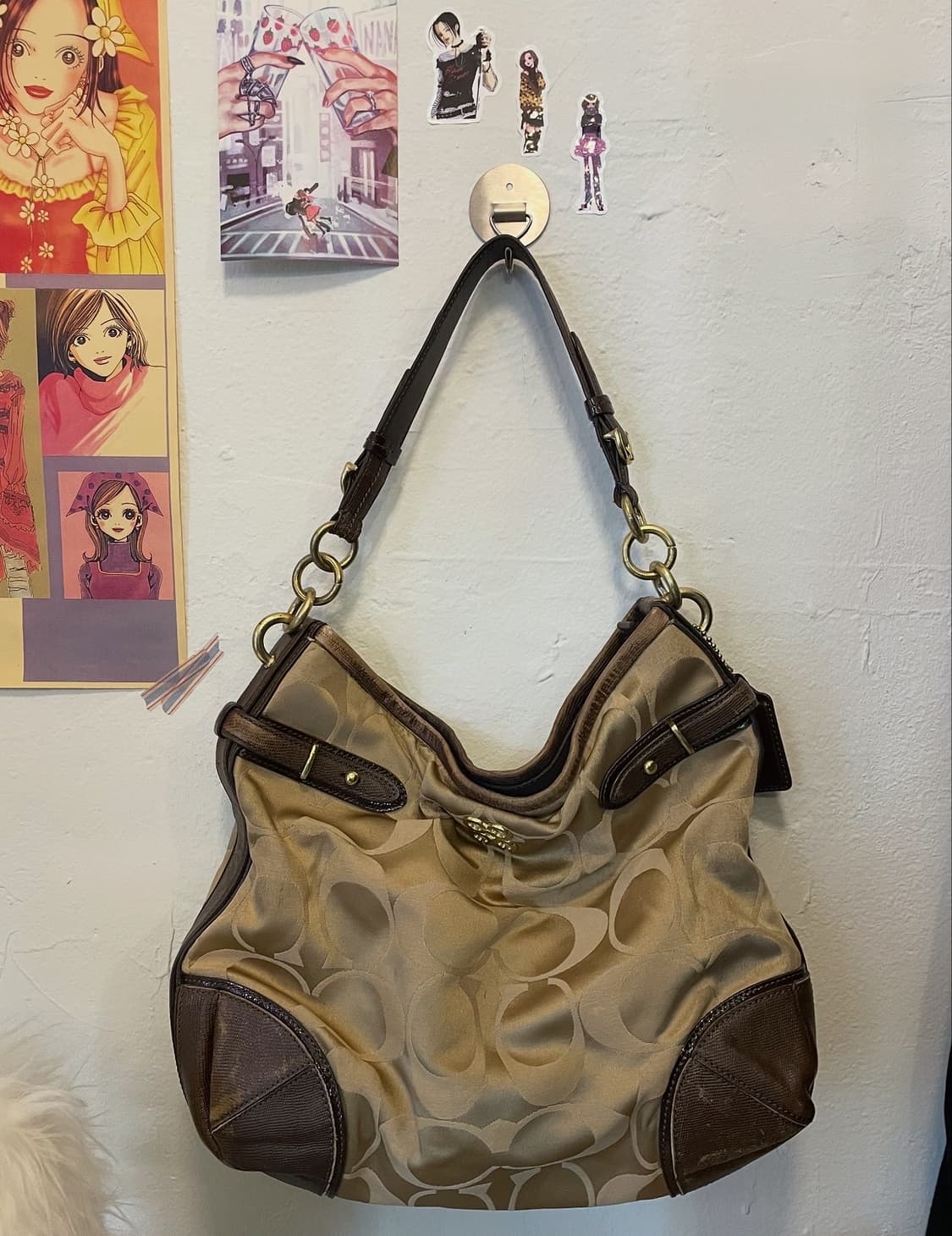 코치 시그니처 자카드 호보백 [무배] 상품이미지3