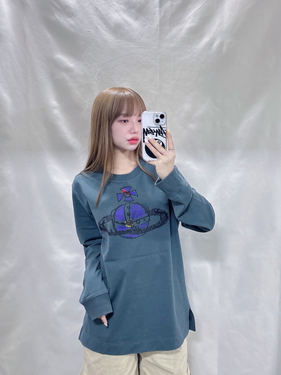 비비안웨스트우드 빅로고 슬리브  상품이미지2