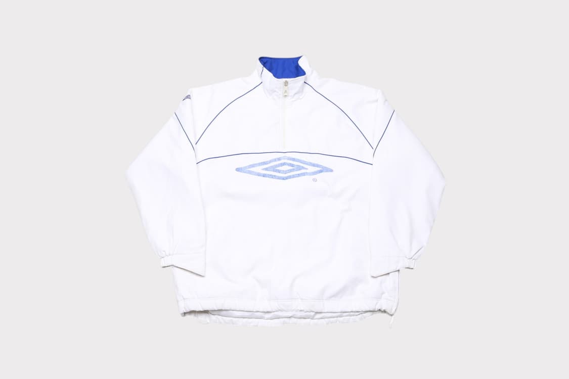 [L] 90's 엄브로 올드스쿨 빅로고 아노락 점퍼 자켓 상품이미지1