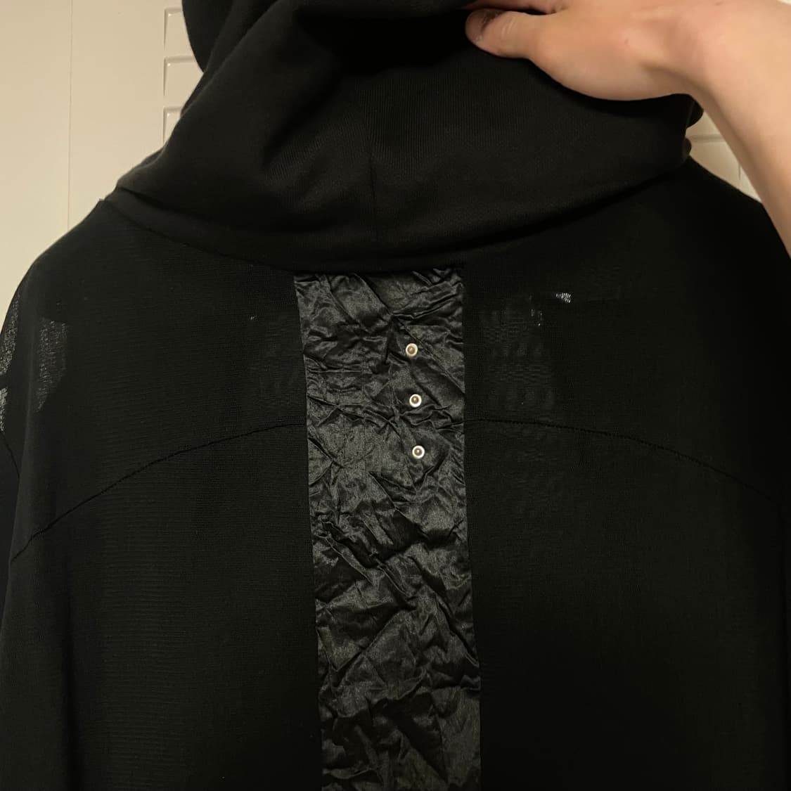 카르넷아카이브 매쉬 터틀넥 후드 상품이미지4