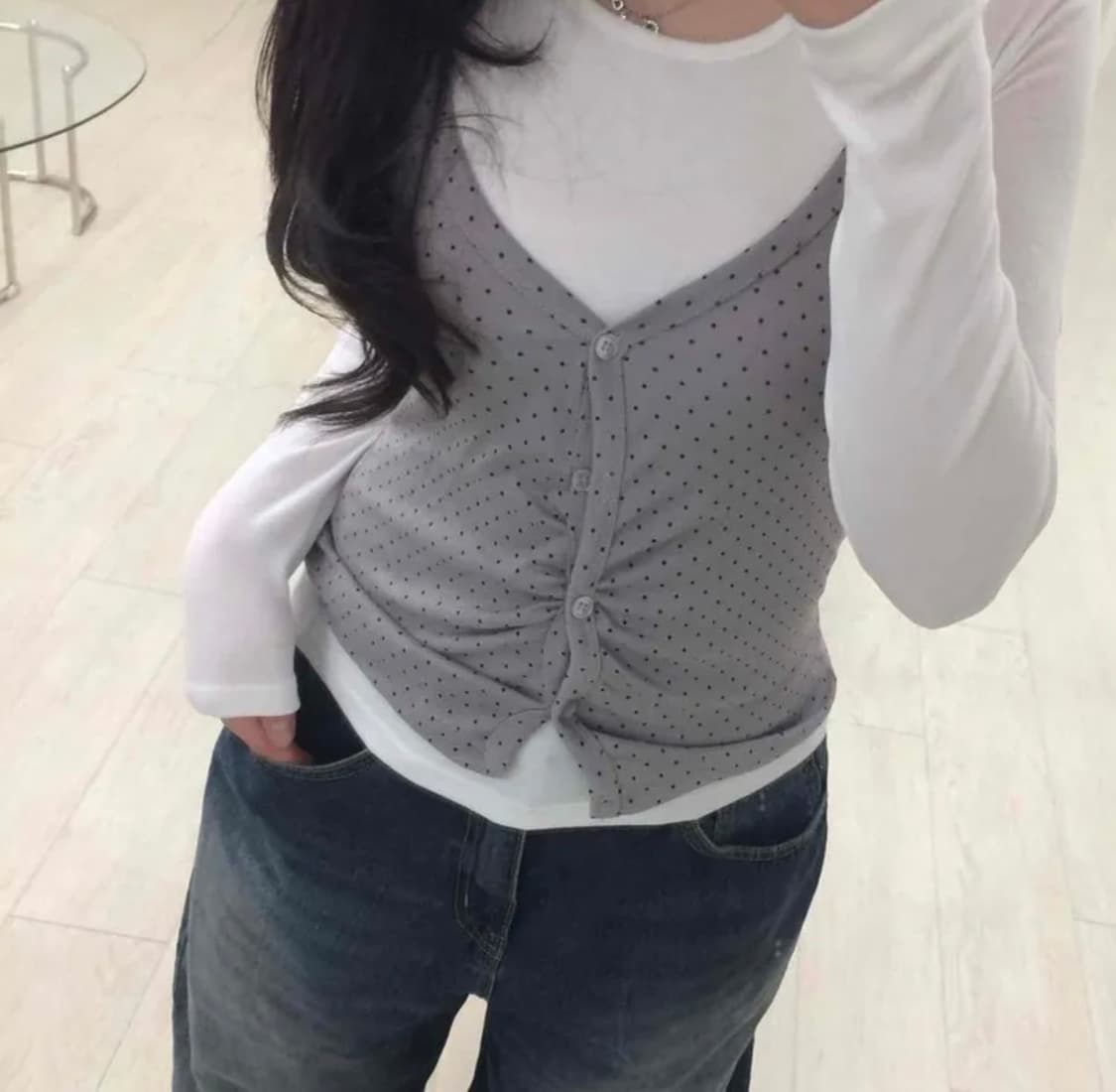 레이어드 홀터넥 상품이미지1
