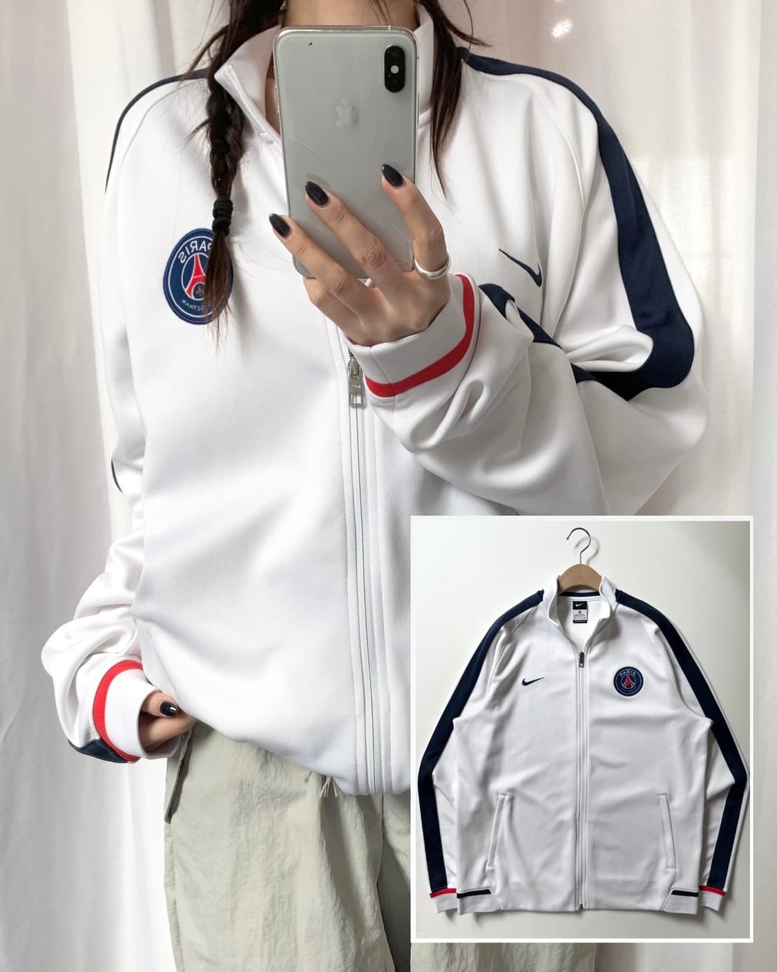 Nike 나이키 파리 화이트 트랙탑 상품이미지1