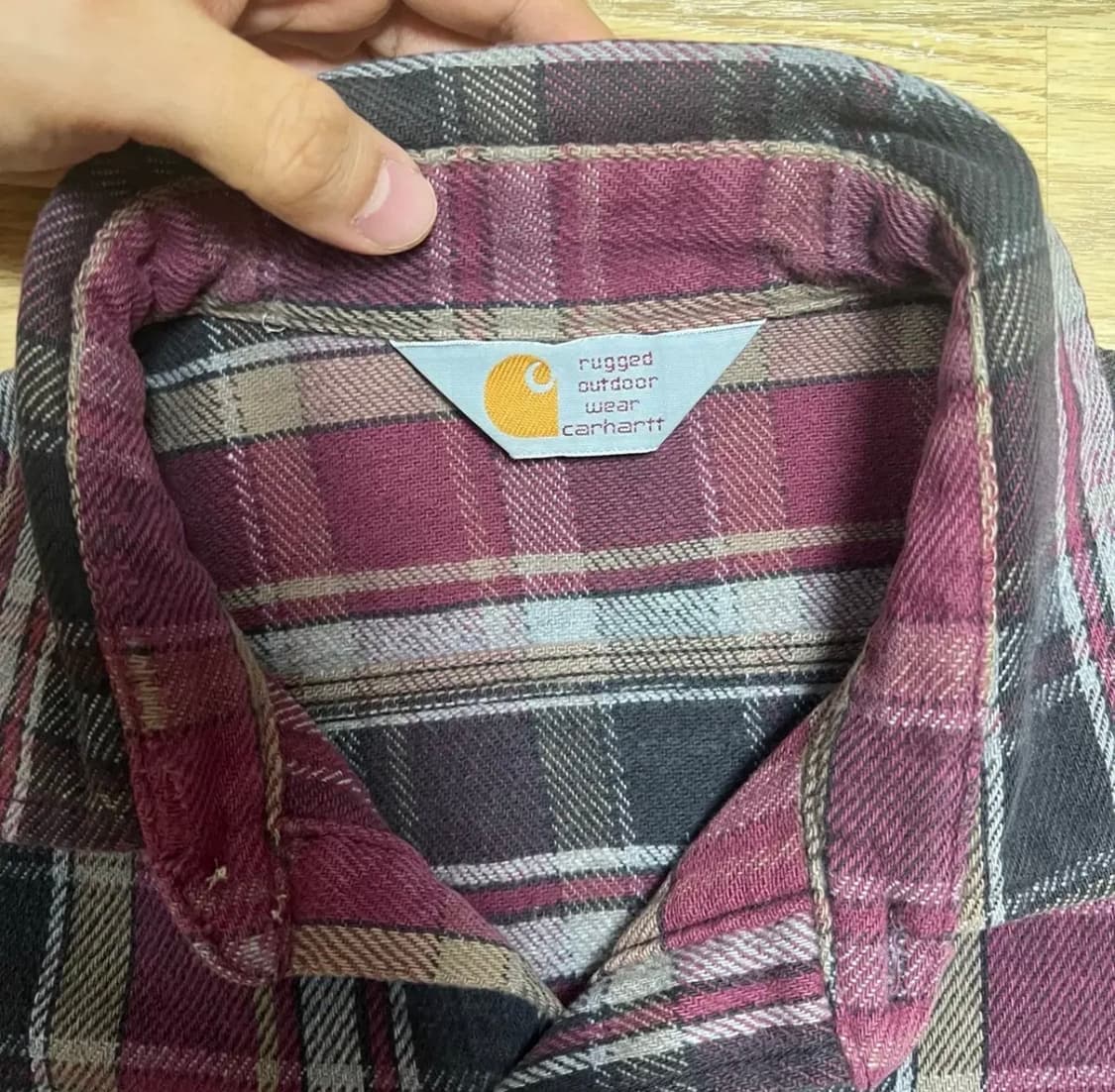 [CARHARTT] 정품 칼하트 러기드 아웃도어웨어 체크패턴셔츠 상품이미지2