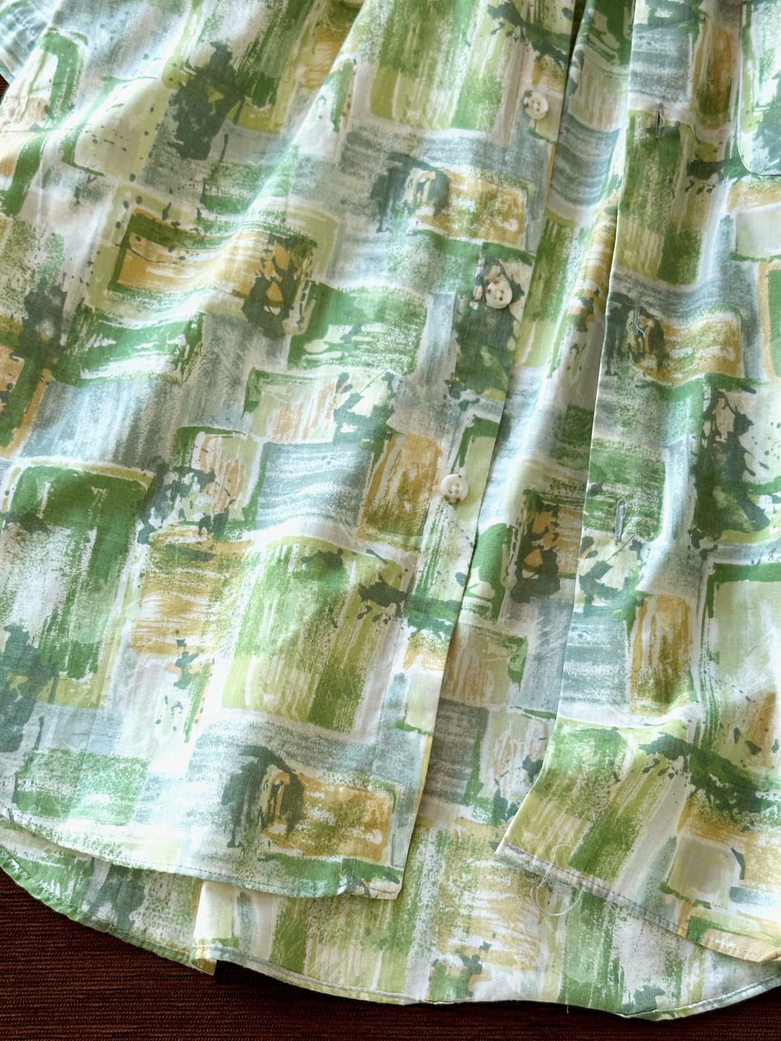 Light cotton poly pattern shirt 상품이미지8