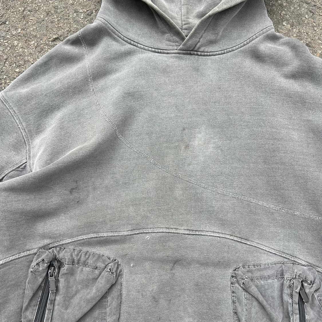 C2H4 콜드 다잉 패널 후디 상품이미지3