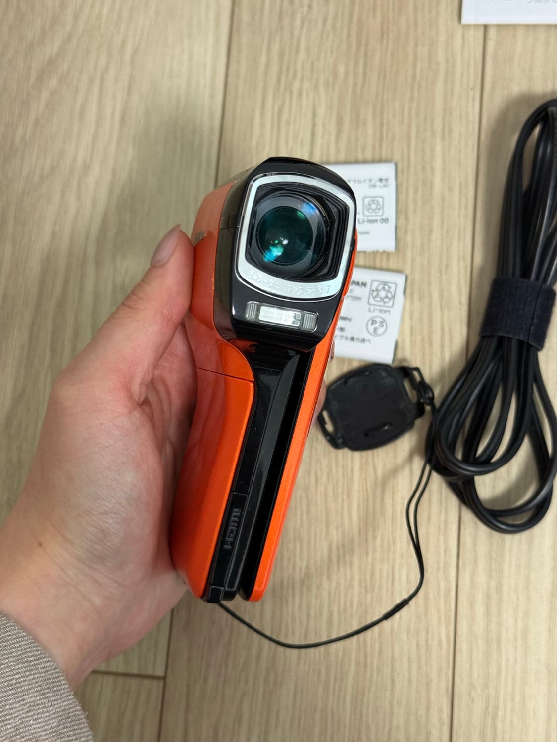 풀박스🧡 산요작티 Sanyo Xacti DMX-CG11 오렌지 캠코더 상품이미지3