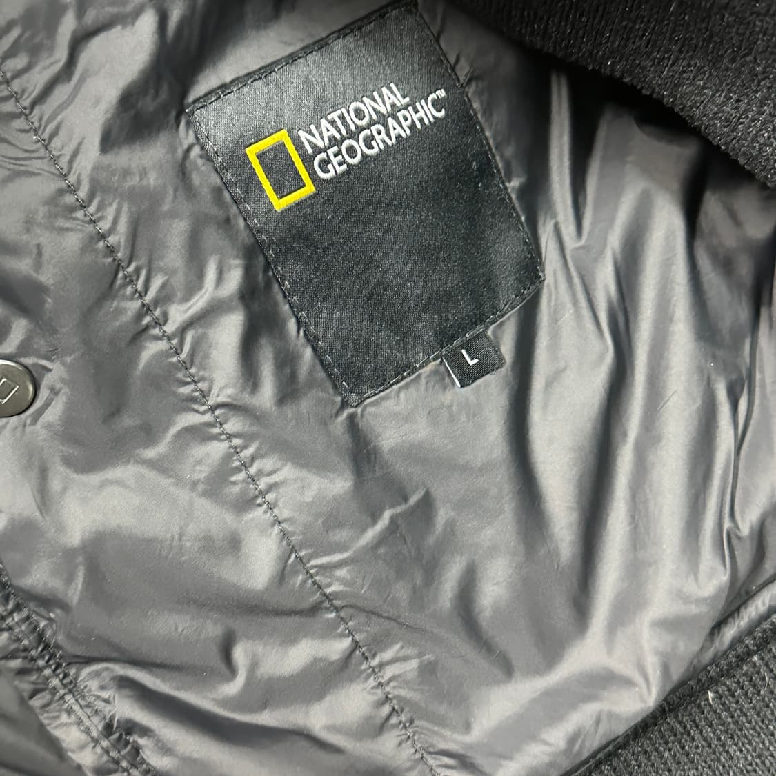 내셔널지오그래픽 덕다운 니트 경량패딩 L 상품이미지4
