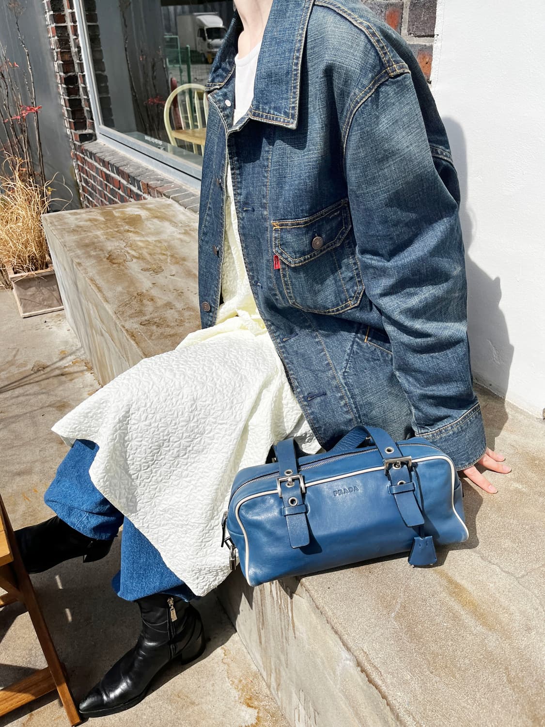 프라다 레더 백 상품이미지3