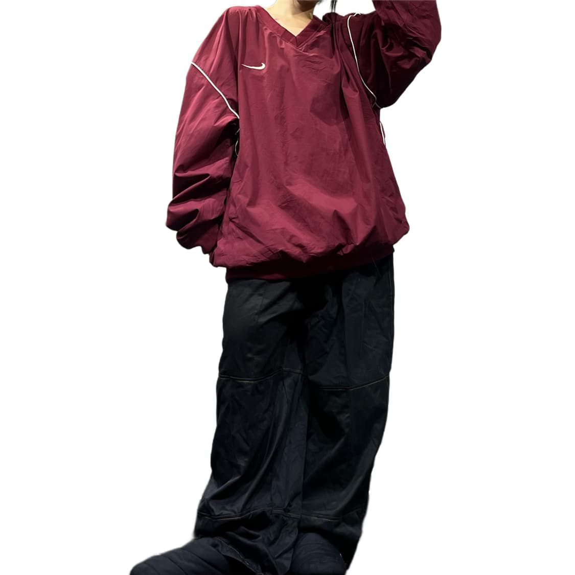 Nike burgundy big warm-up 상품이미지2