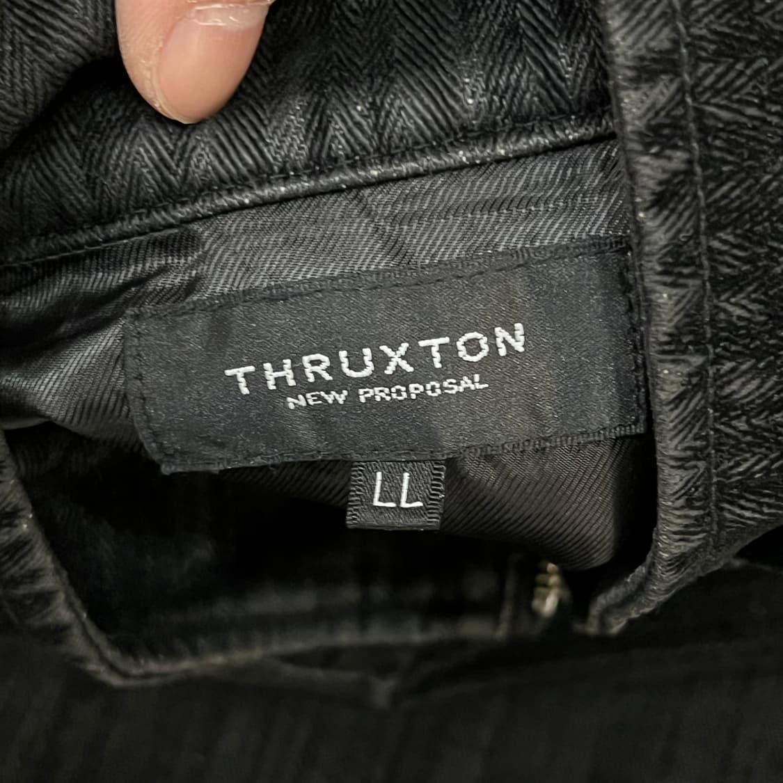  THRUXTON 다크 바이커 자켓 y16537 상품이미지6