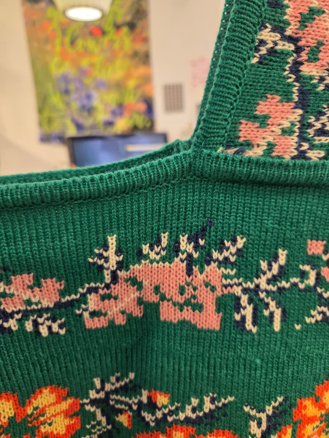 런던플라워 니트 뷔스티에 조끼 상품이미지6