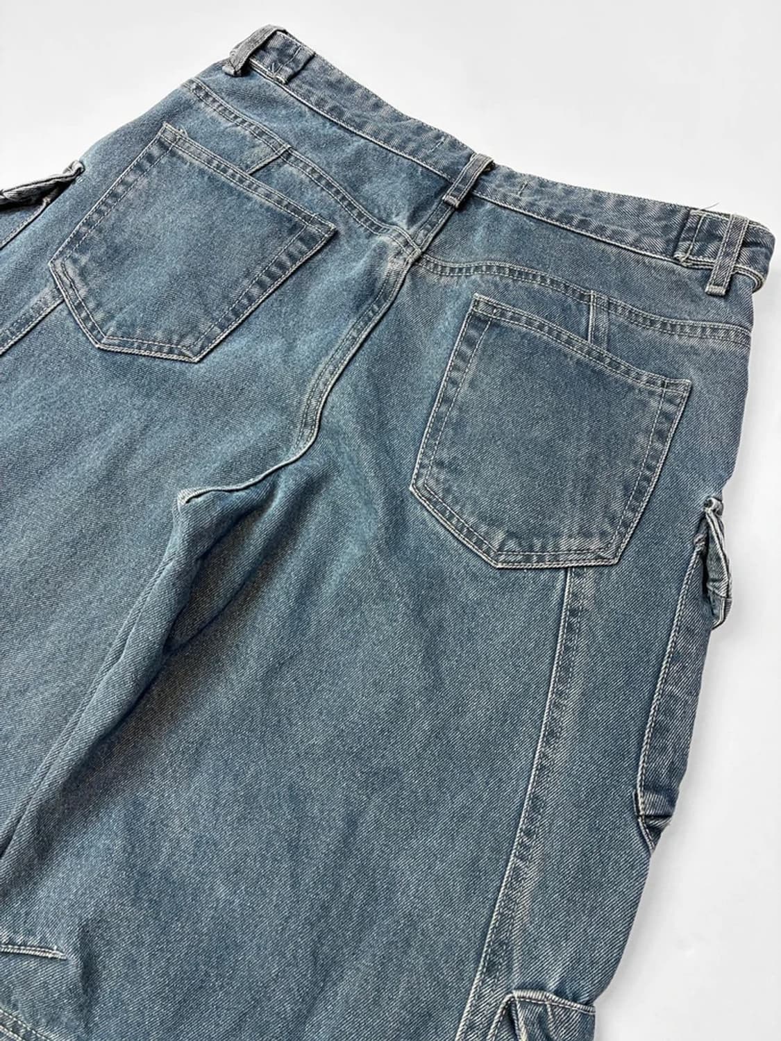 그레일즈 GRAILZ 24ss 카고 와이드 데님 팬츠 PN5364 상품이미지6