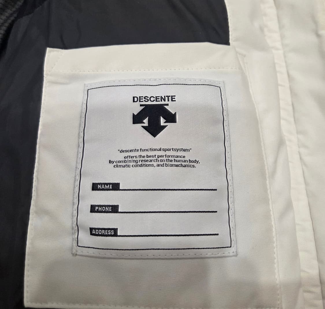 데상트 스위스 스키팀 패딩 조끼 140 상품이미지5