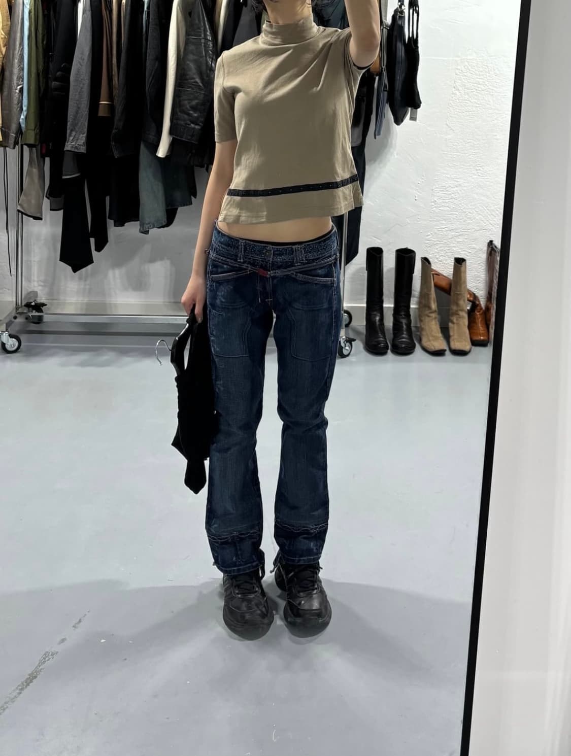 Nhogirl 마리떼 드로잉 컷팅 진 상품이미지1