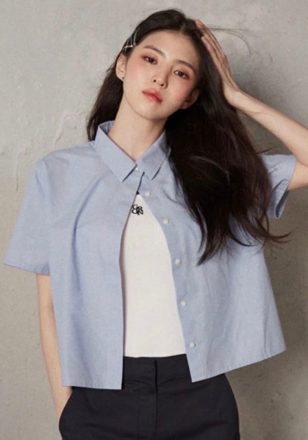 스파오 여성 반팔셔츠 상품이미지2