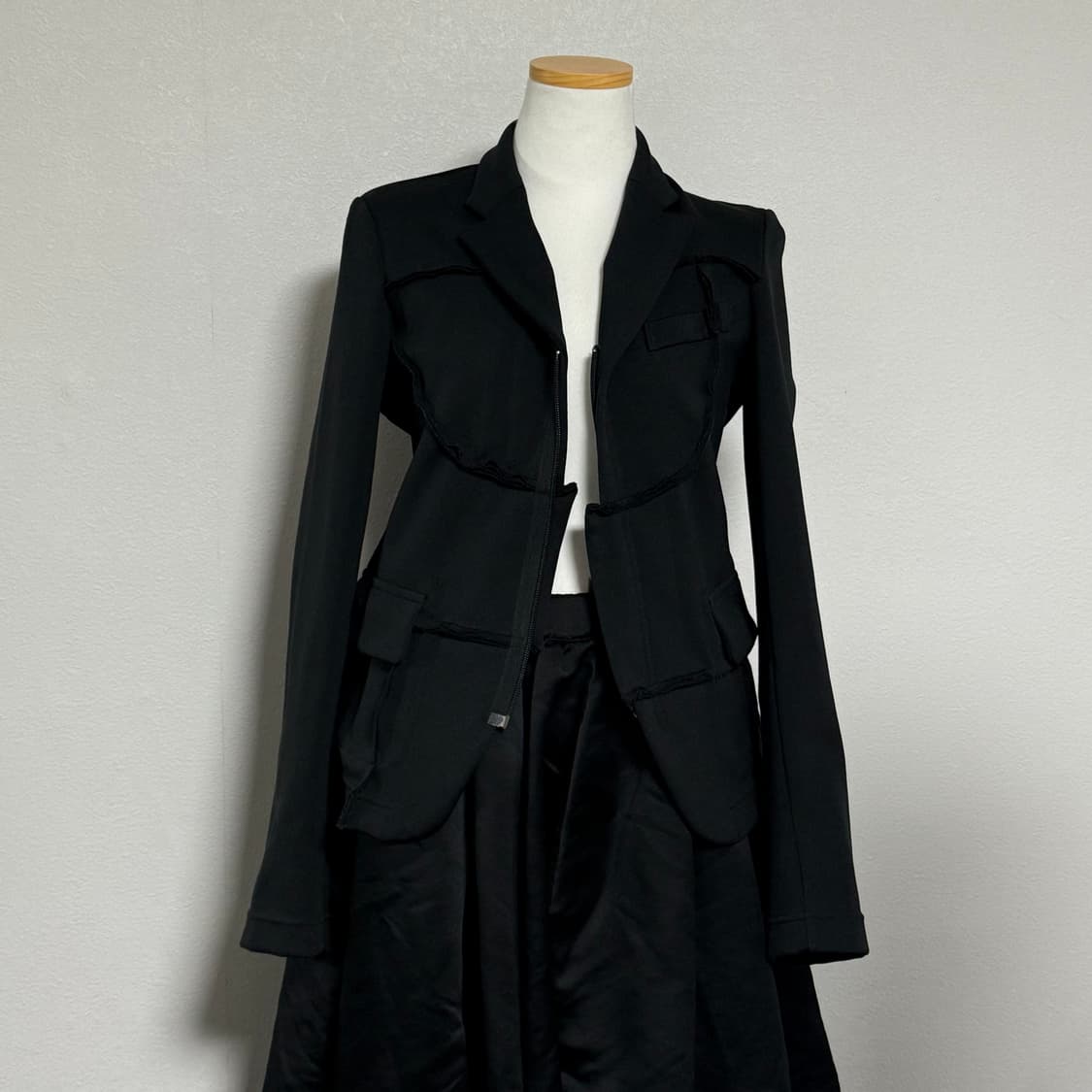 09ss 꼼데가르송 컬렉션라인 폴리 zip자켓 m 상품이미지1