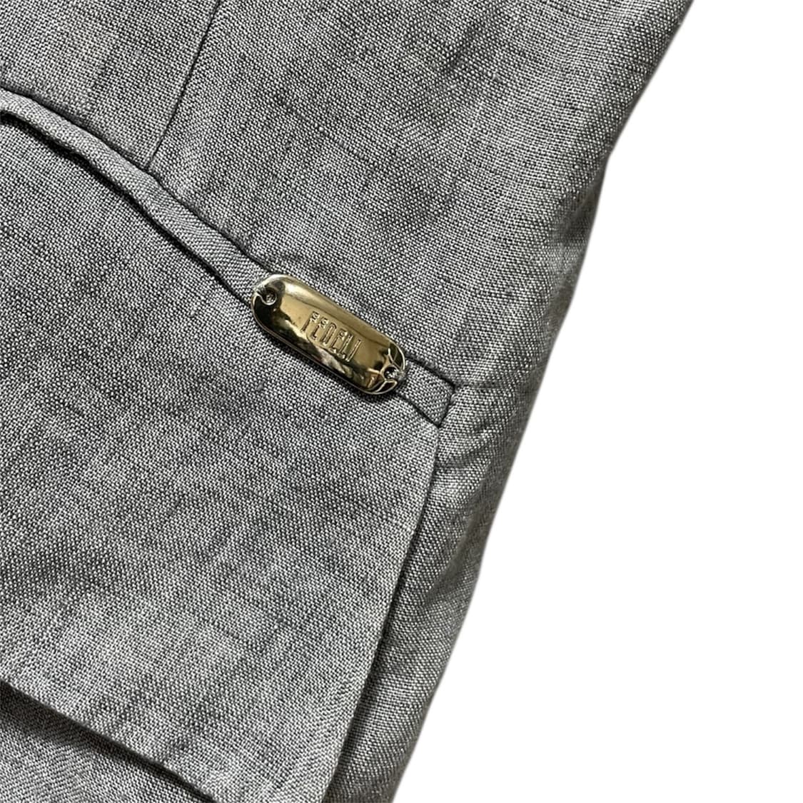 FEDELI 페델리 린넨 더블 버튼 블레이저 44 상품이미지5