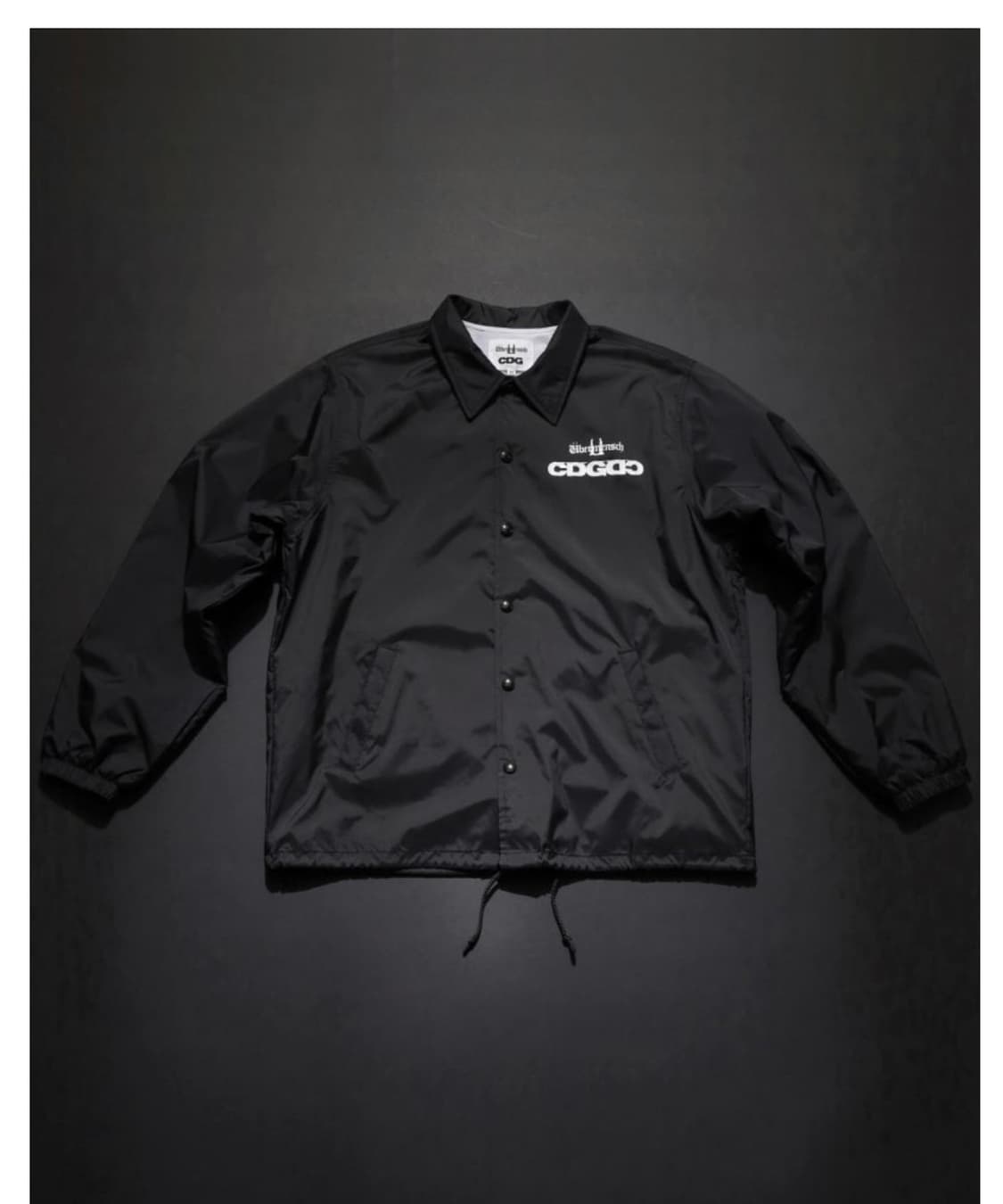 [CDGDC] 꼼데가르송 지드래곤 콜라보 코치 자켓 블랙 XL 상품이미지1
