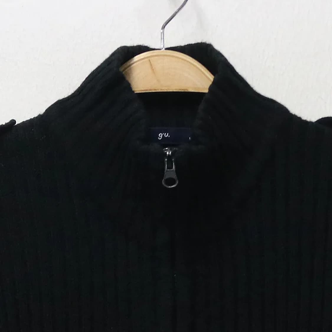 GU 하이넥 니트 집업 63561 상품이미지5