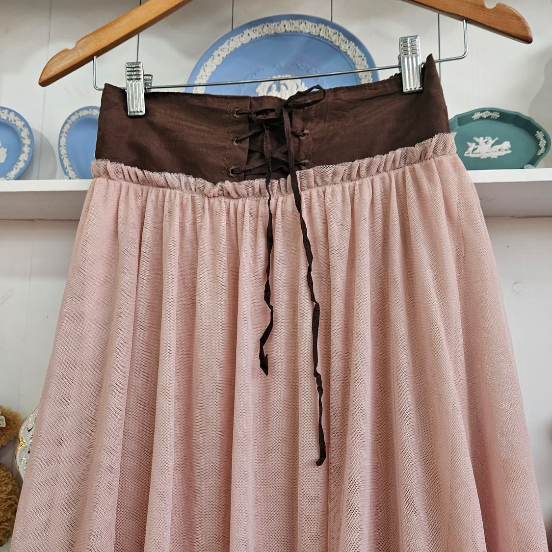 코르셋 튤 레이스 스커트 상품이미지3