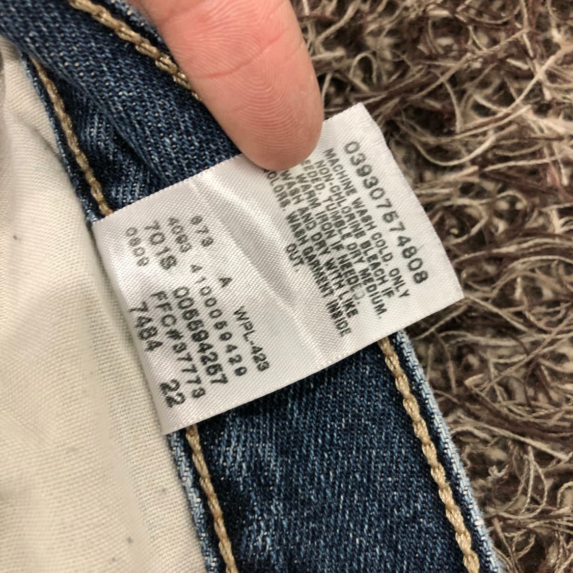 리바이스 559 스트레이트 워싱 데님 팬츠 상품이미지9