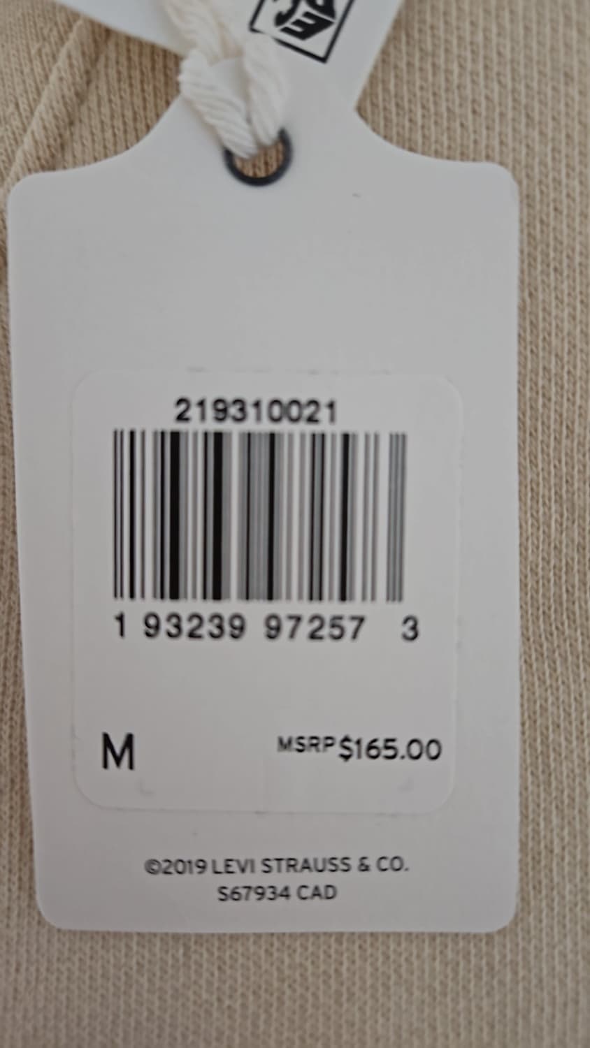 리바이스 LVC 1940's 베이 메도우 스웨트셔츠 더블 크림 M 상품이미지5