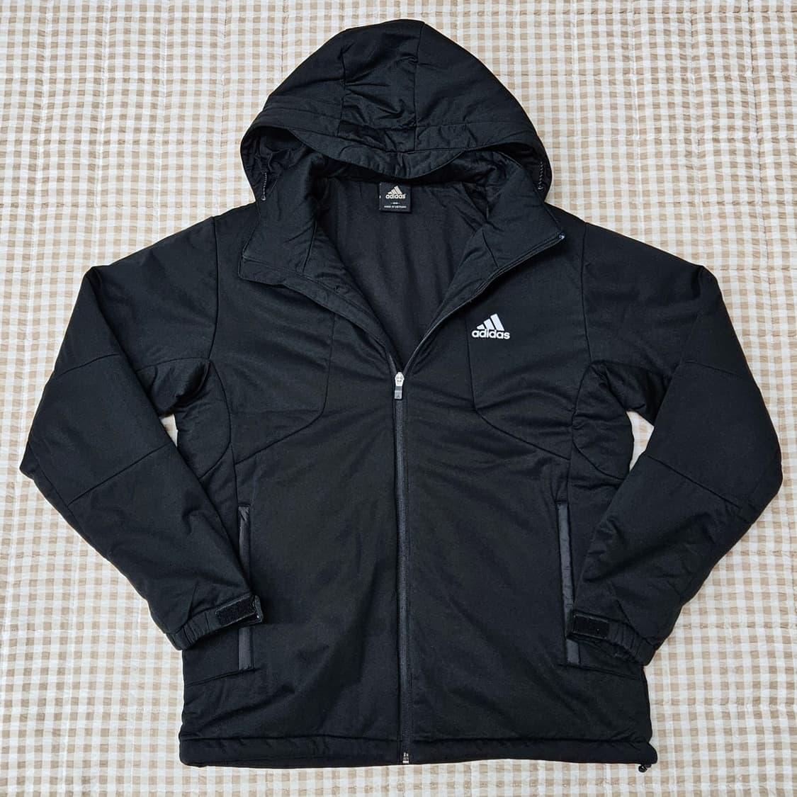 아디다스 경량패딩 후드집업 자켓 남자100 상품이미지1