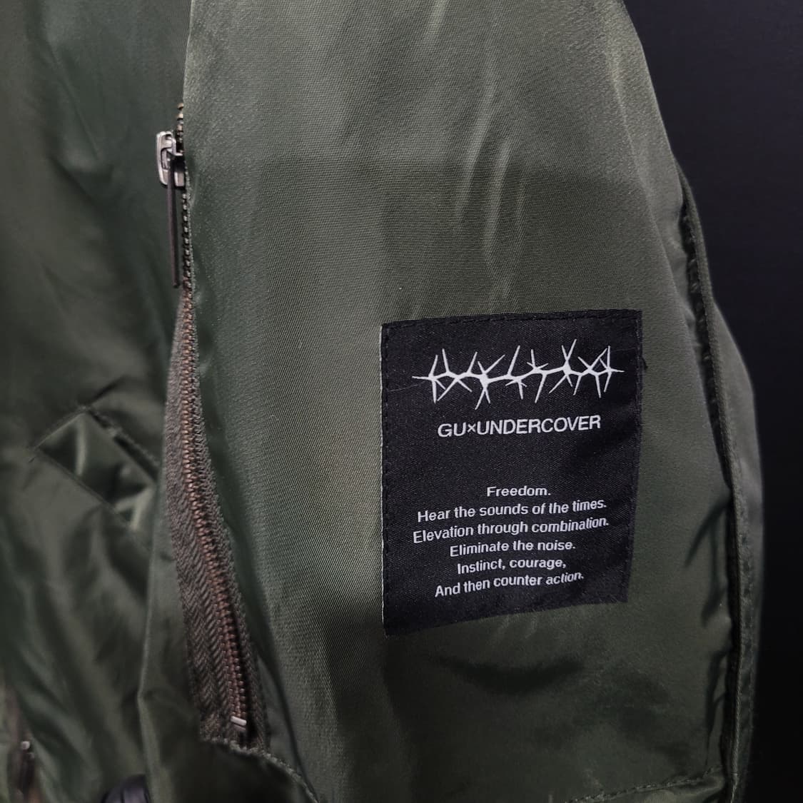 UNDERCOVER X GU MA-1 항공점퍼  상품이미지3