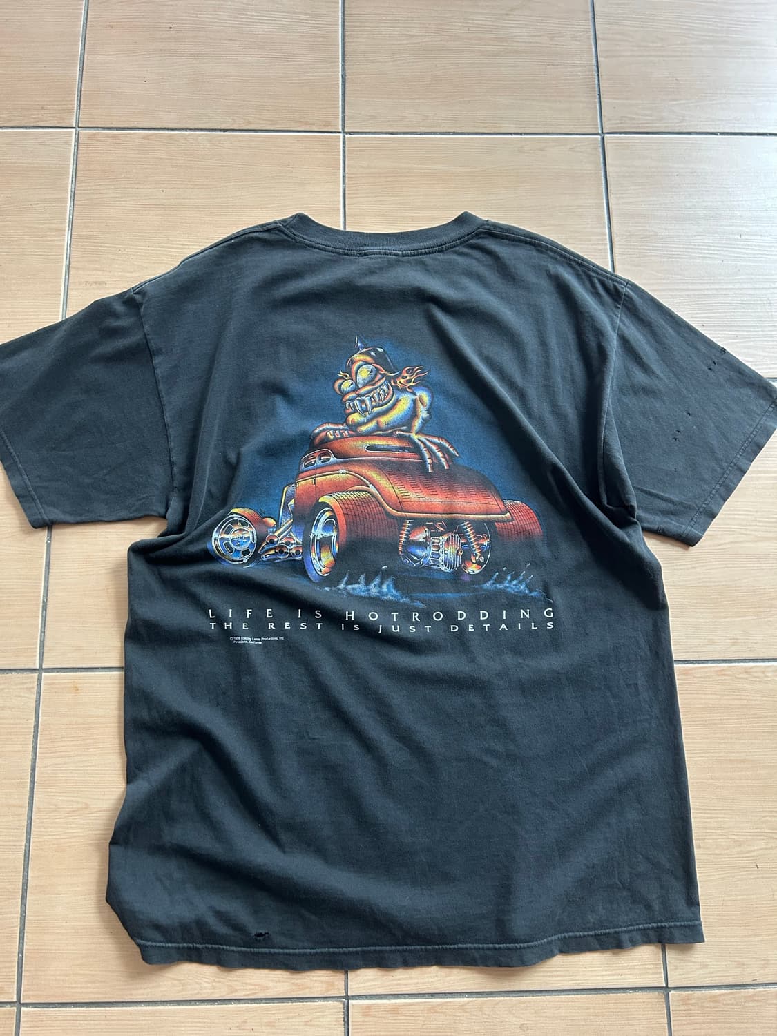 90‘s OILY SHIRT hot road Tee 상품이미지2