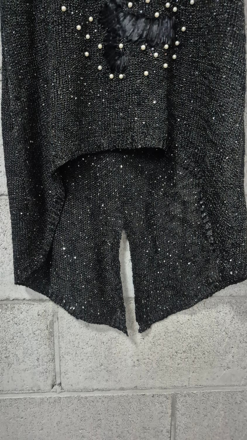 글리터 언발 조끼 상품이미지5