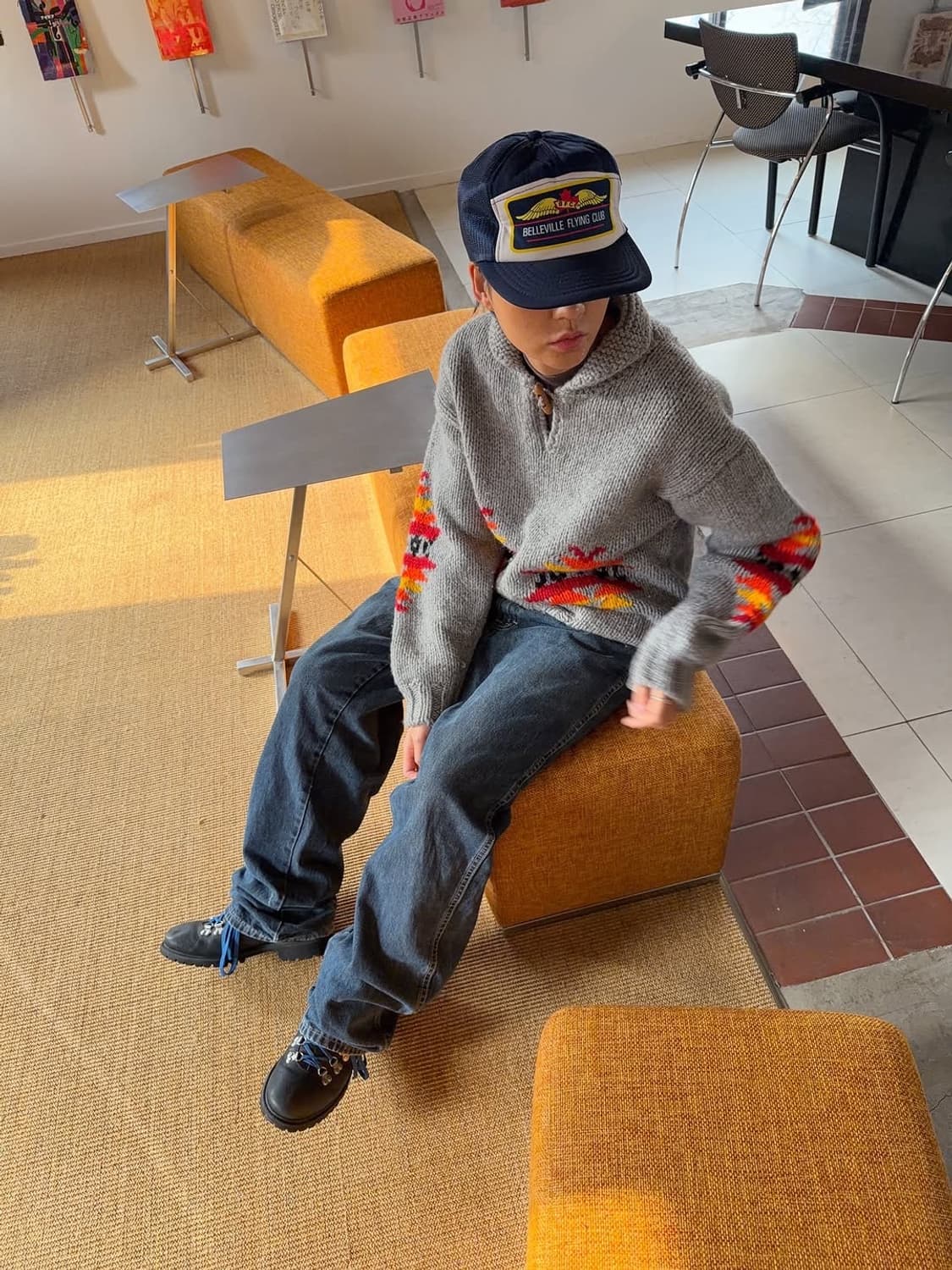 Swing boat navajo sweater  상품이미지8