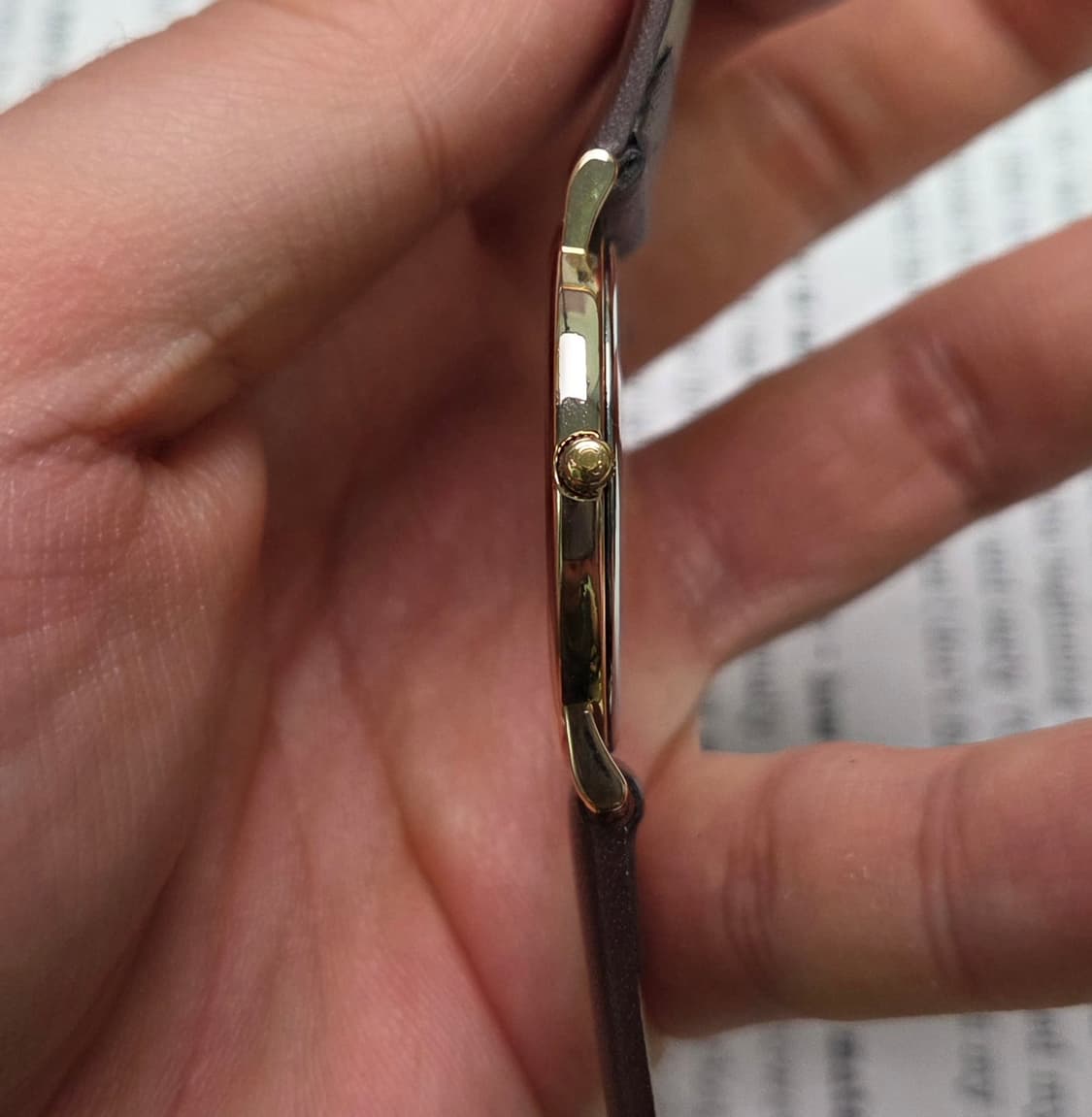 빈티지 오메가 드빌 오리지널 샴골판 논데이트 슬림쿼츠 (일자형 러그 ve 상품이미지6