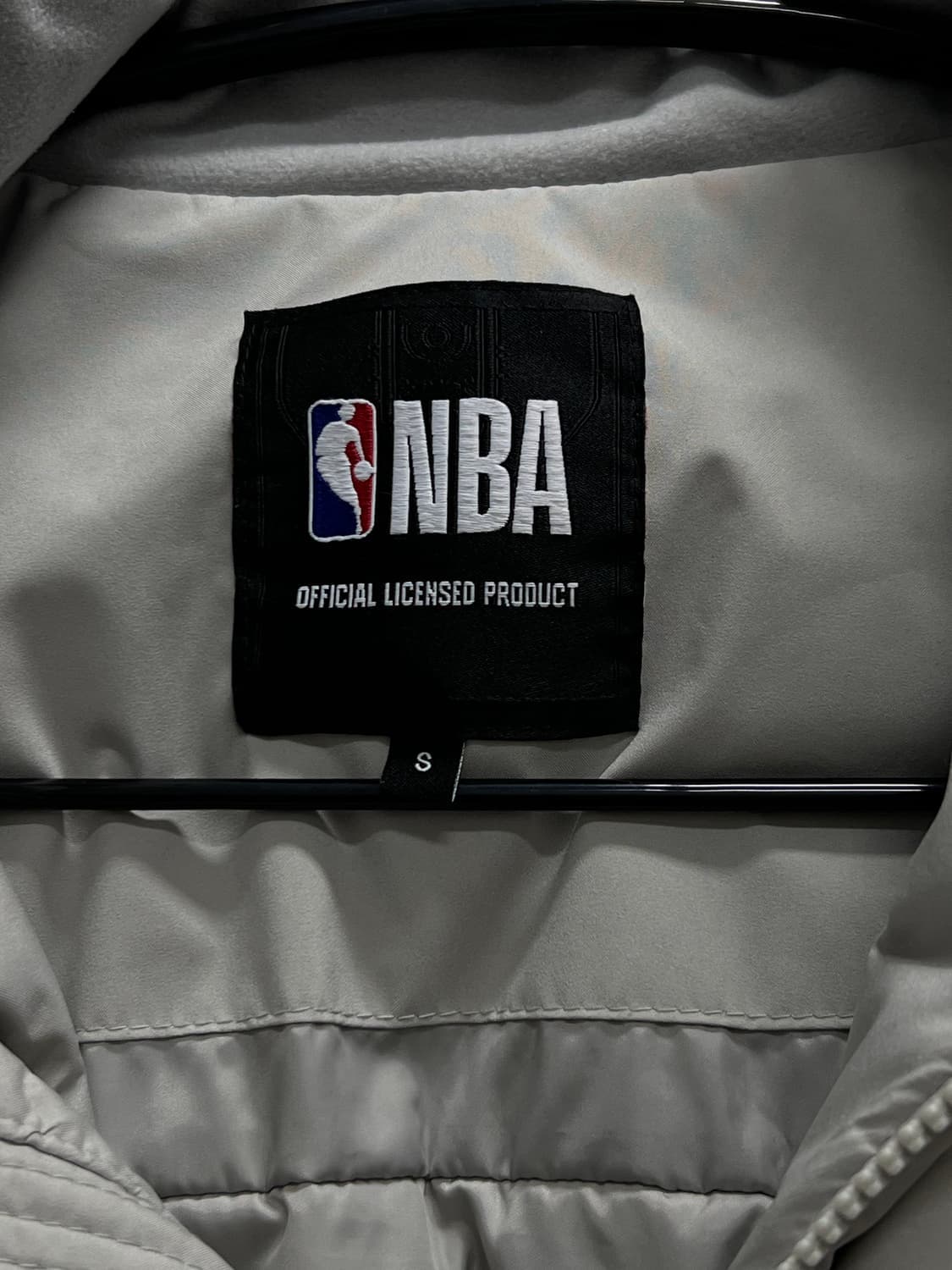 (S) NBA 소로나 씬다운 숏기장 패딩 자켓 라이트그레이 상품이미지4