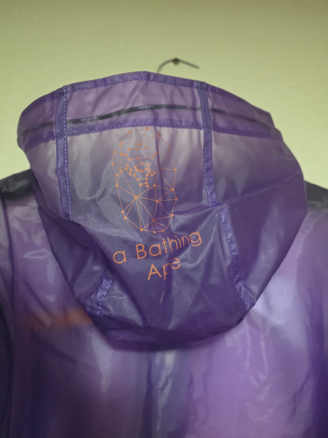 [M]베이프 19SS PVC 레인자켓 퍼플 상품이미지6