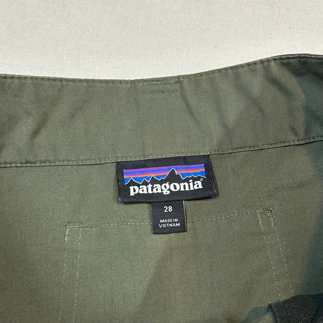 28inch) 파타고니아 아웃도어 팬츠 7부/올리브 카키 상품이미지8